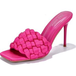 Pink Cape Robbin Stiletto High Heels